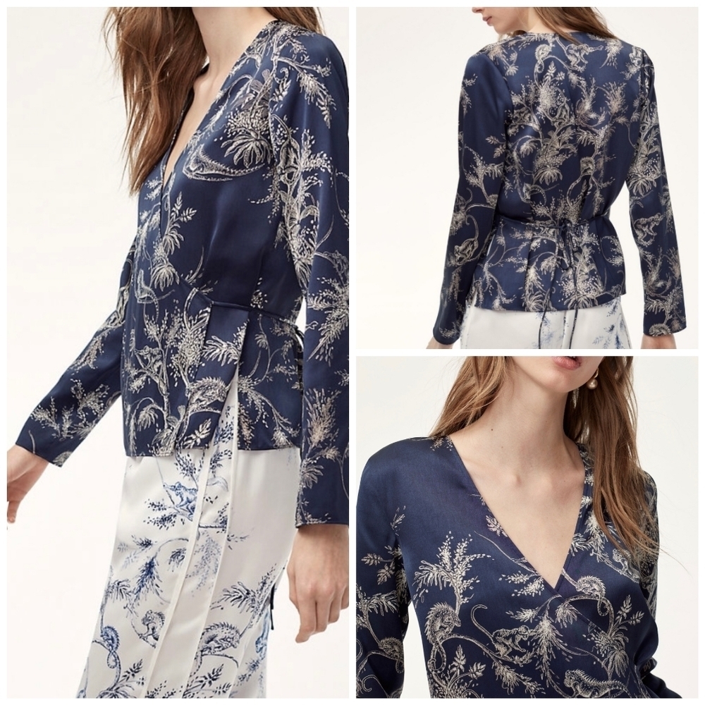 ARITZIA Little Moon Wrap Top Size XXS